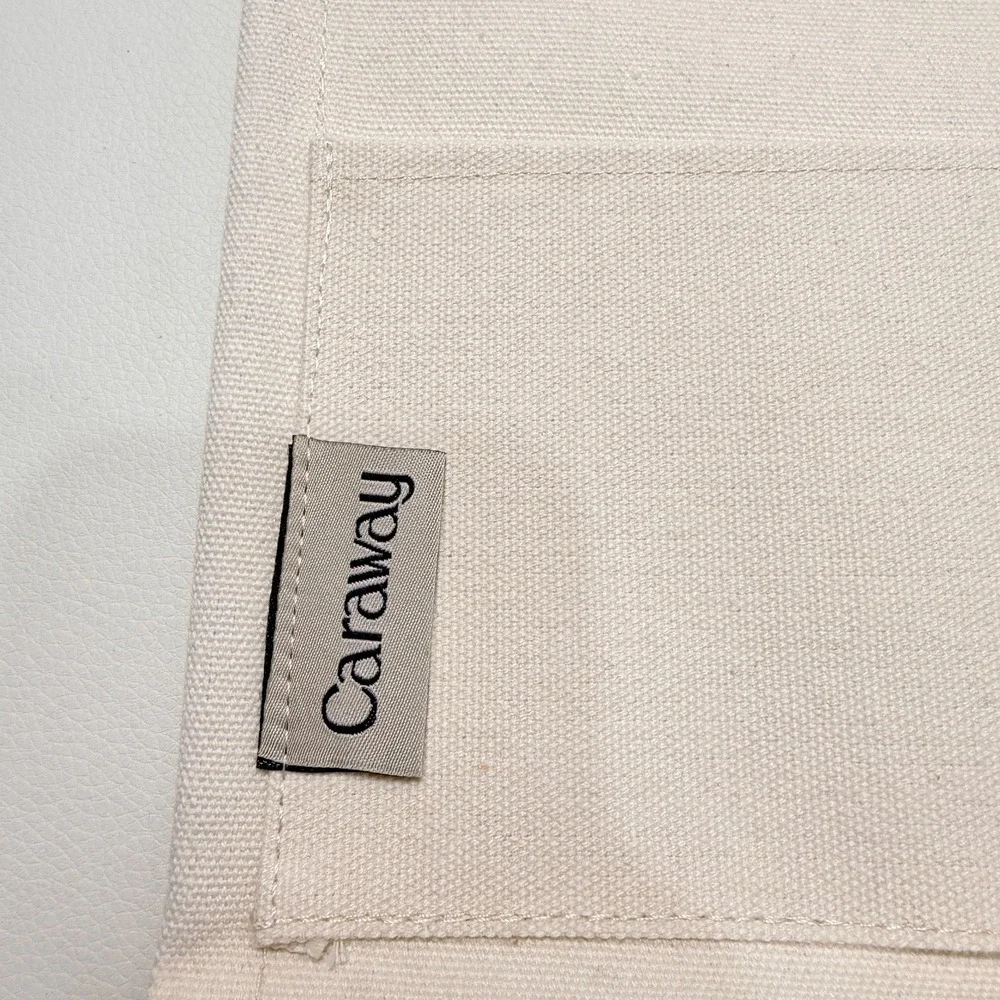 Caraway Canvas Hanging Pocket Organizer - Natural